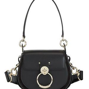 Chlo茅Small Tess Leather Saddle Bag5 out of 5 Customer Rating